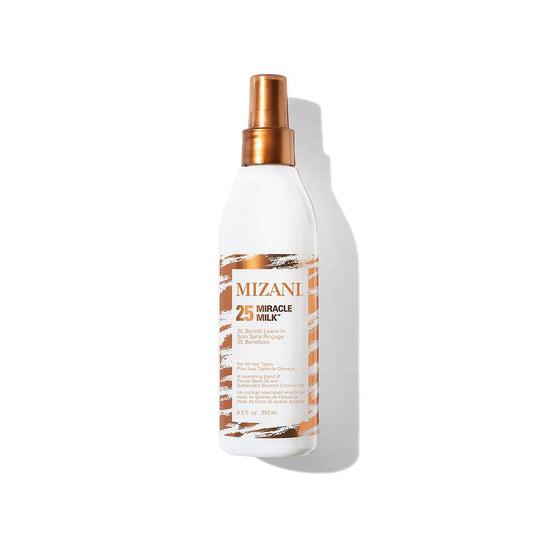 MIZANI 25 Benefit Miracle Milk Leave in Conditioner | Heat Protectant and Detangler Spray | Formulated with Coconut Oil | For Frizzy & Curly Hair