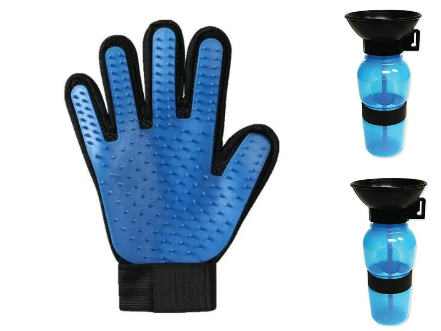 Portable Water Bottle Drinker For Pet Dogs With glove 1 set