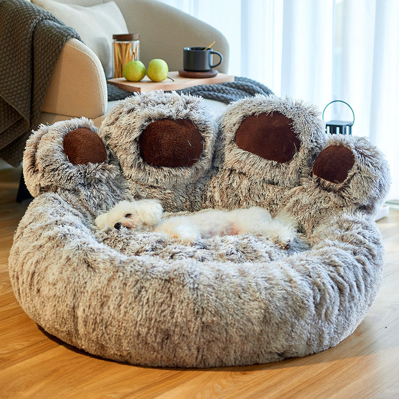 Pet Round Paw Bed