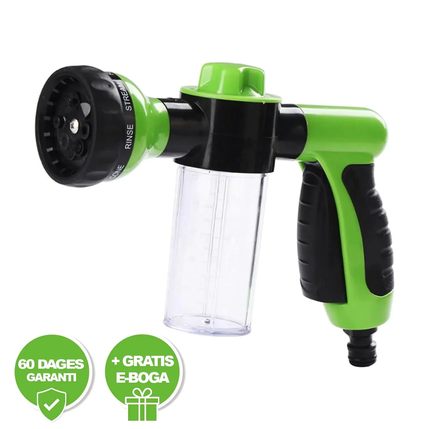 Dog Shower Jet Attachment Green 10.51 x 5 x 7.87 inches