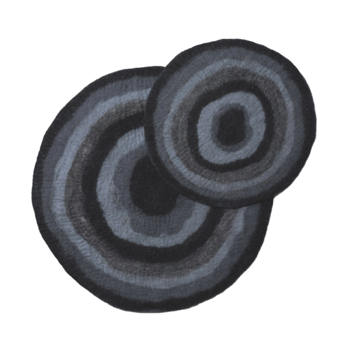 Karma Cat Agate Round Wool Sleeping Mat