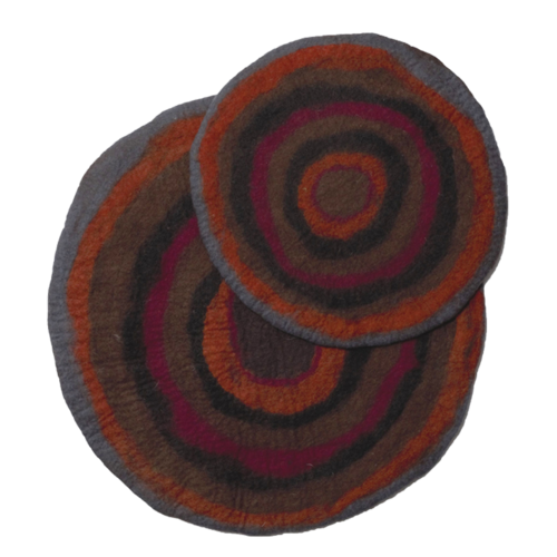 Karma Cat Agate Round Wool Sleeping Mat