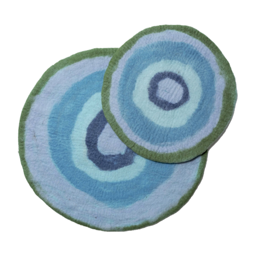 Karma Cat Agate Round Wool Sleeping Mat