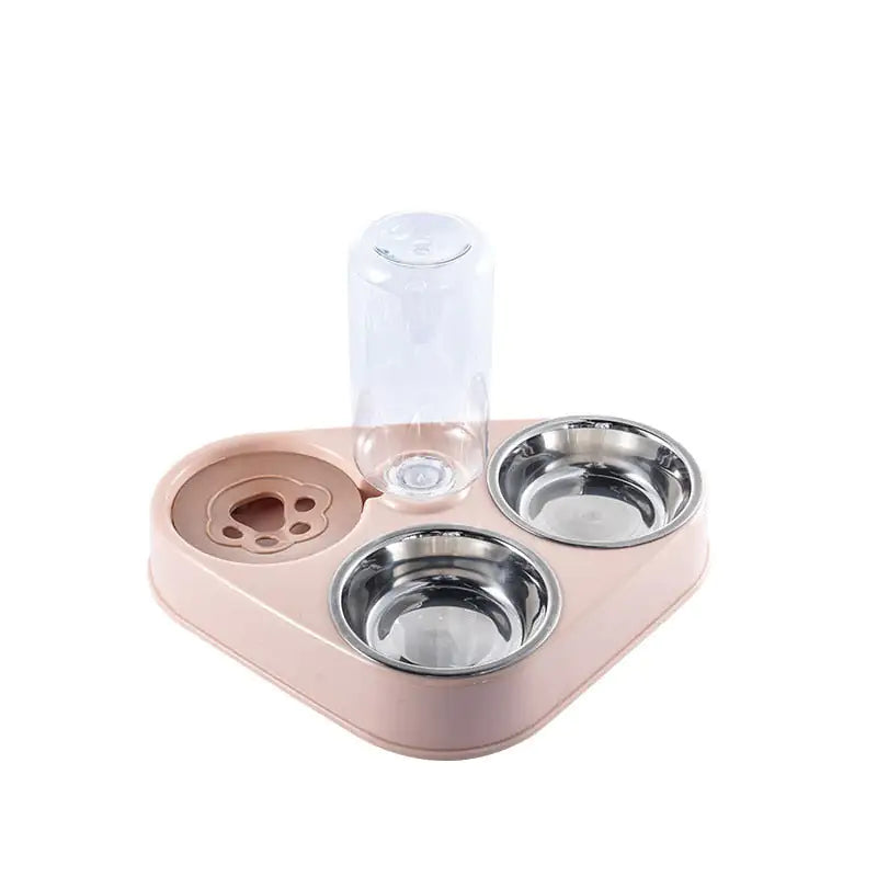 Cat food dispenser Pink