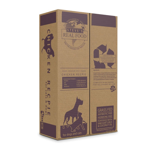 Steve's Real Food Raw Frozen Chicken Diet Food for Dogs & Cats