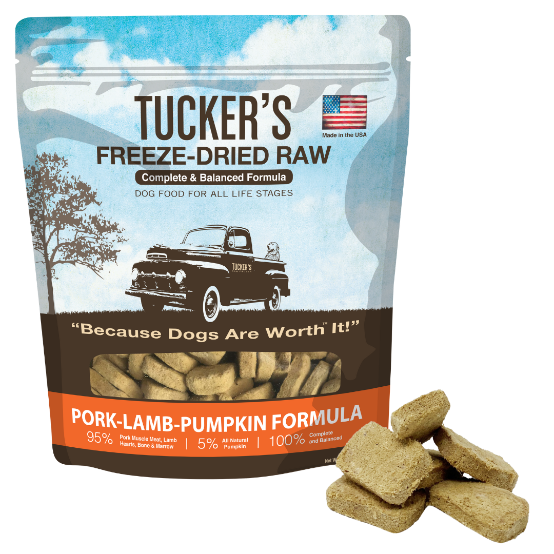 Tucker’s Pork, Lamb and Pumpkin Freeze Dried Dog Food