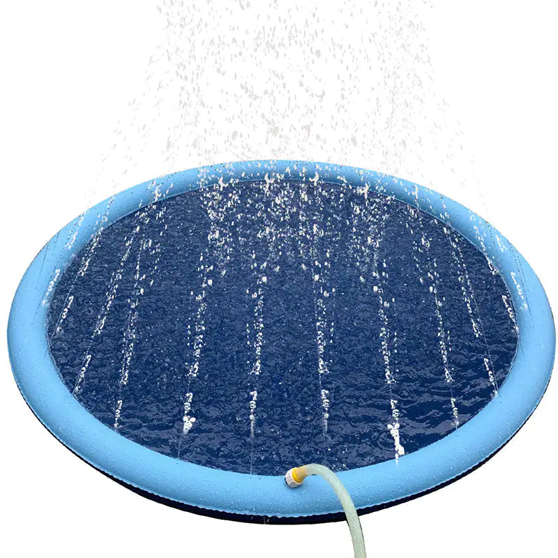Dog Sprinkler Pad Blue Large