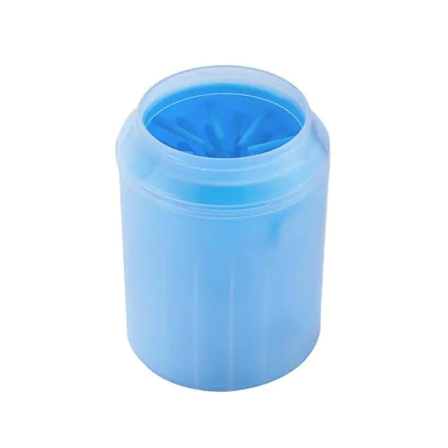 Pet Paw Washing Silicone Cup Blue M