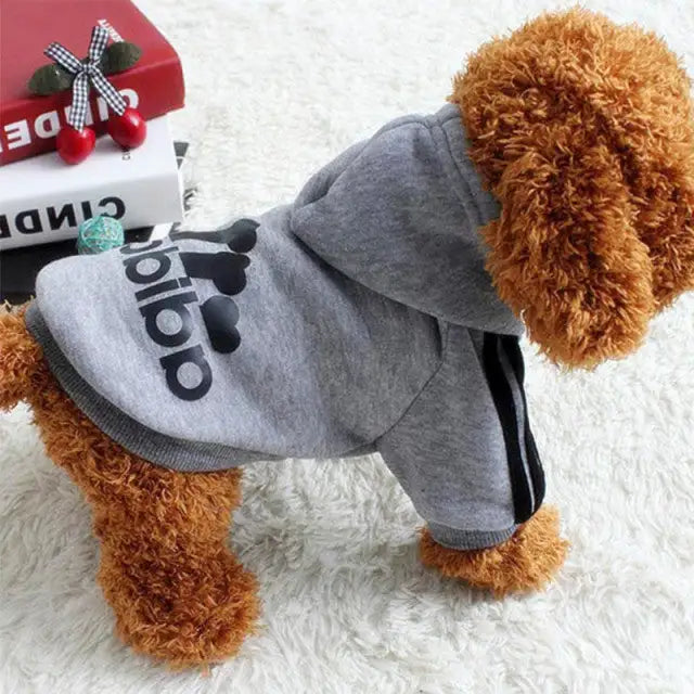 Dog Hoodies Gray XL 3-4.5kg
