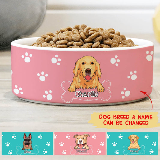 Fun Dog Bowl - Personalized Custom Pet Bowl