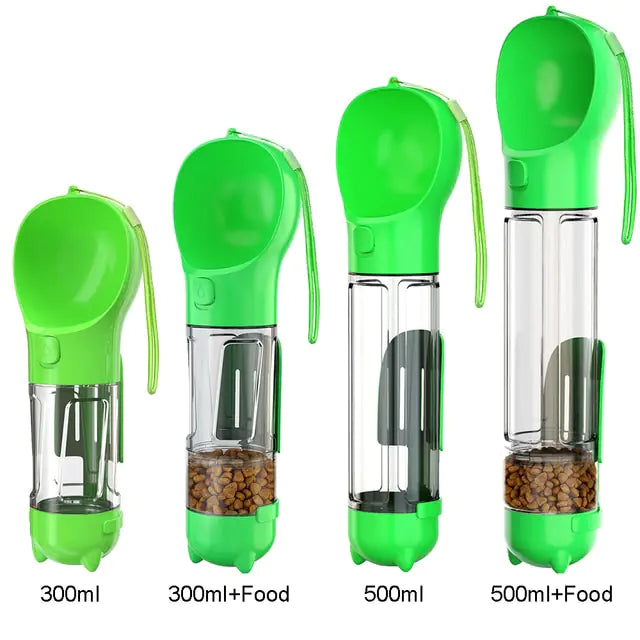 Multifunction Water Food Pet Bottle Green 500ml