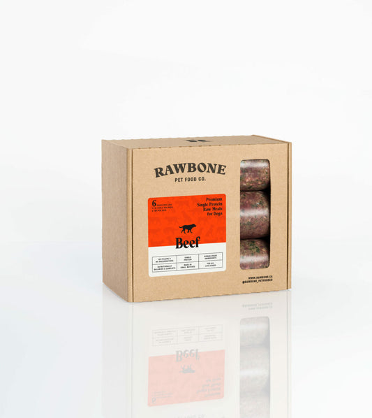 Rawbone Single Protein Beef Meals (FROZEN)