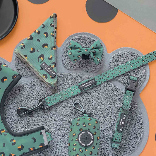 Cocopup London Khaki Leopard Lead