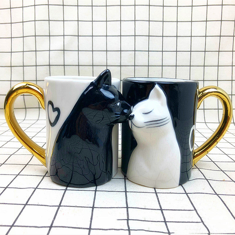 Cat Couple Ceramic Mug
