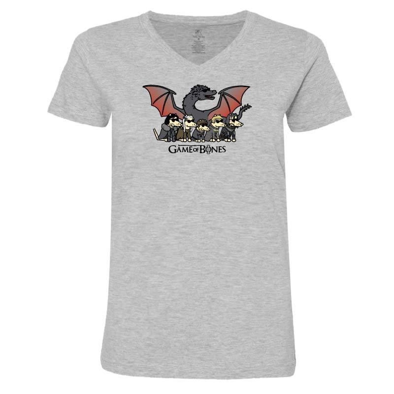 Game of Bones Final Season - Ladies T-Shirt V-Neck