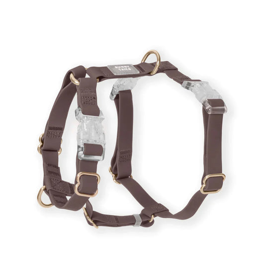 Sunny Tails Waterproof Harness - Espresso