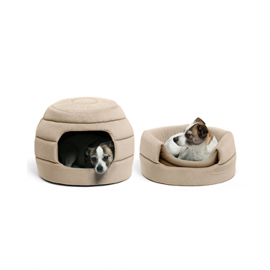Best Friends By Sheri - 2 In 1 Honeycomb Ilan Hut Cuddler Pet Bed