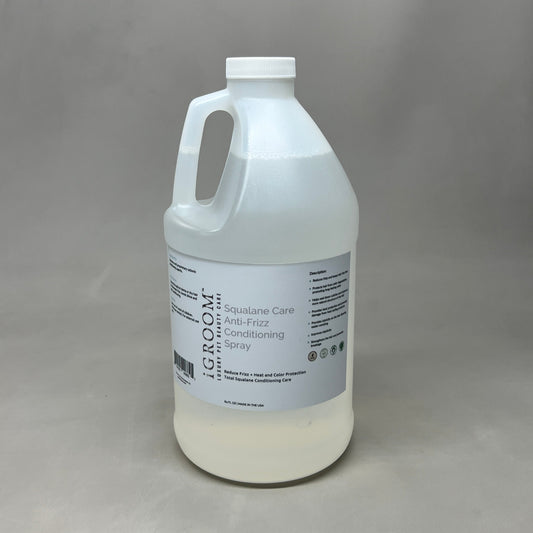 IGROOM Squalane Care Anti-Frizz Conditioning Spray, Luxury Pet Care 64 fl oz (New)