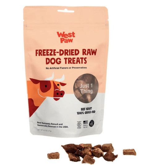 Single Ingredient Freeze Dried Beef Heart Dog Treats