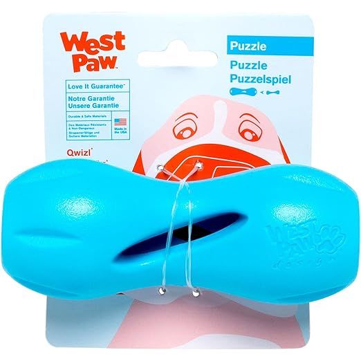 West Paw Zogoflex Qwizl Interactive Treat Dispensing Dog Puzzle Treat Toy for Dogs