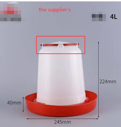 Chicken Drinking Cups White 2 None