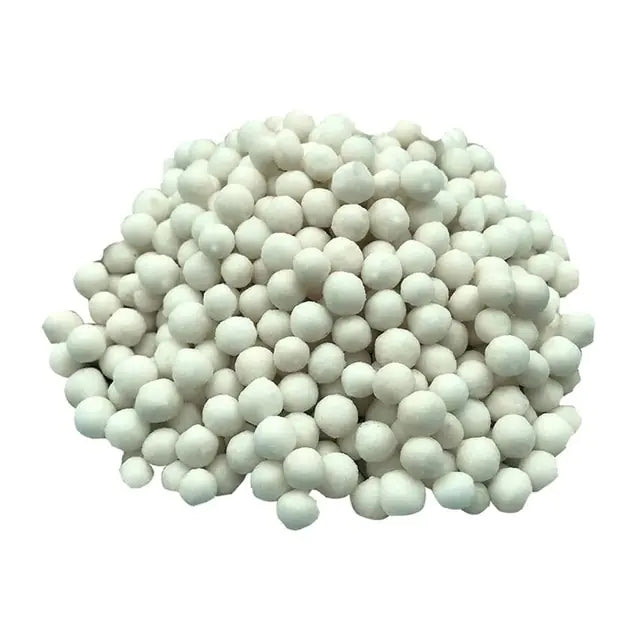 Aquarium Filter Media Bundle White Quartz Ball 500g with Net Bag