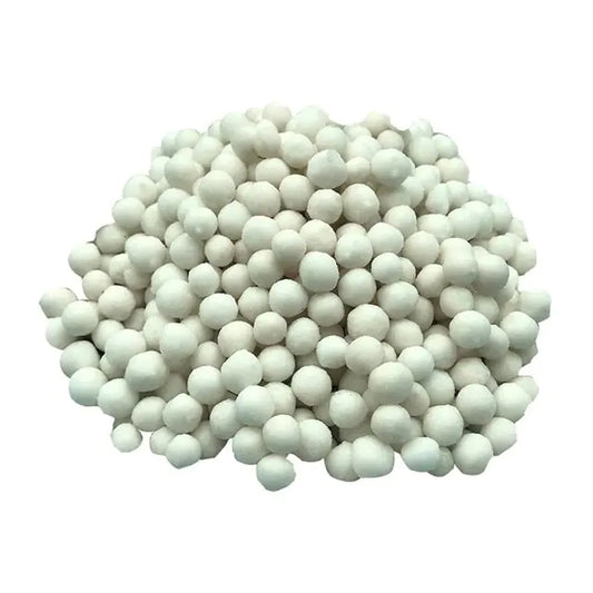 Aquarium Filter Media Bundle White Quartz Ball 500g with Net Bag