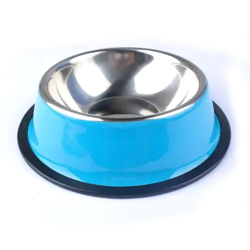 Stainless Steel Bowls Blue S