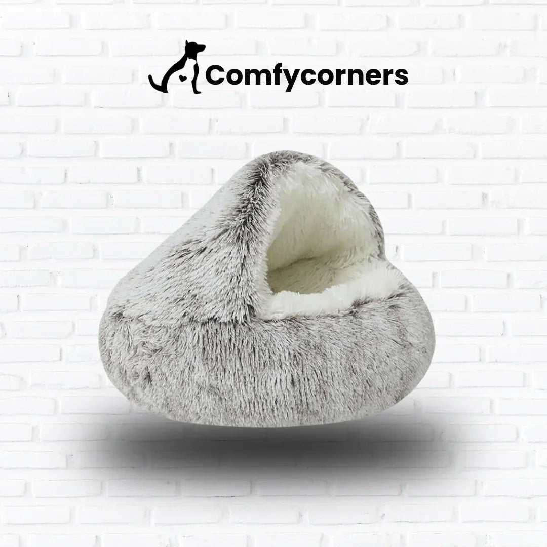 Deluxe Pet Bed Brown M